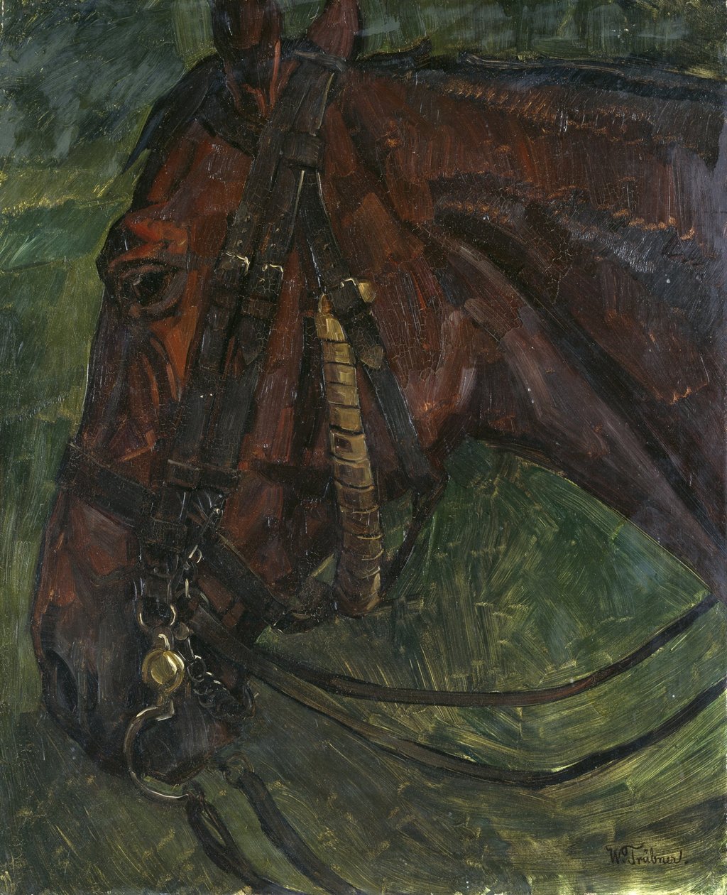 lófej alkotó: Wilhelm Trübner