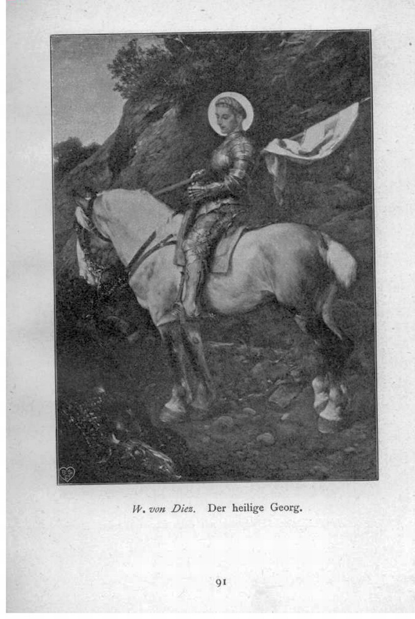 Szent György alkotó: Wilhelm Von Diez