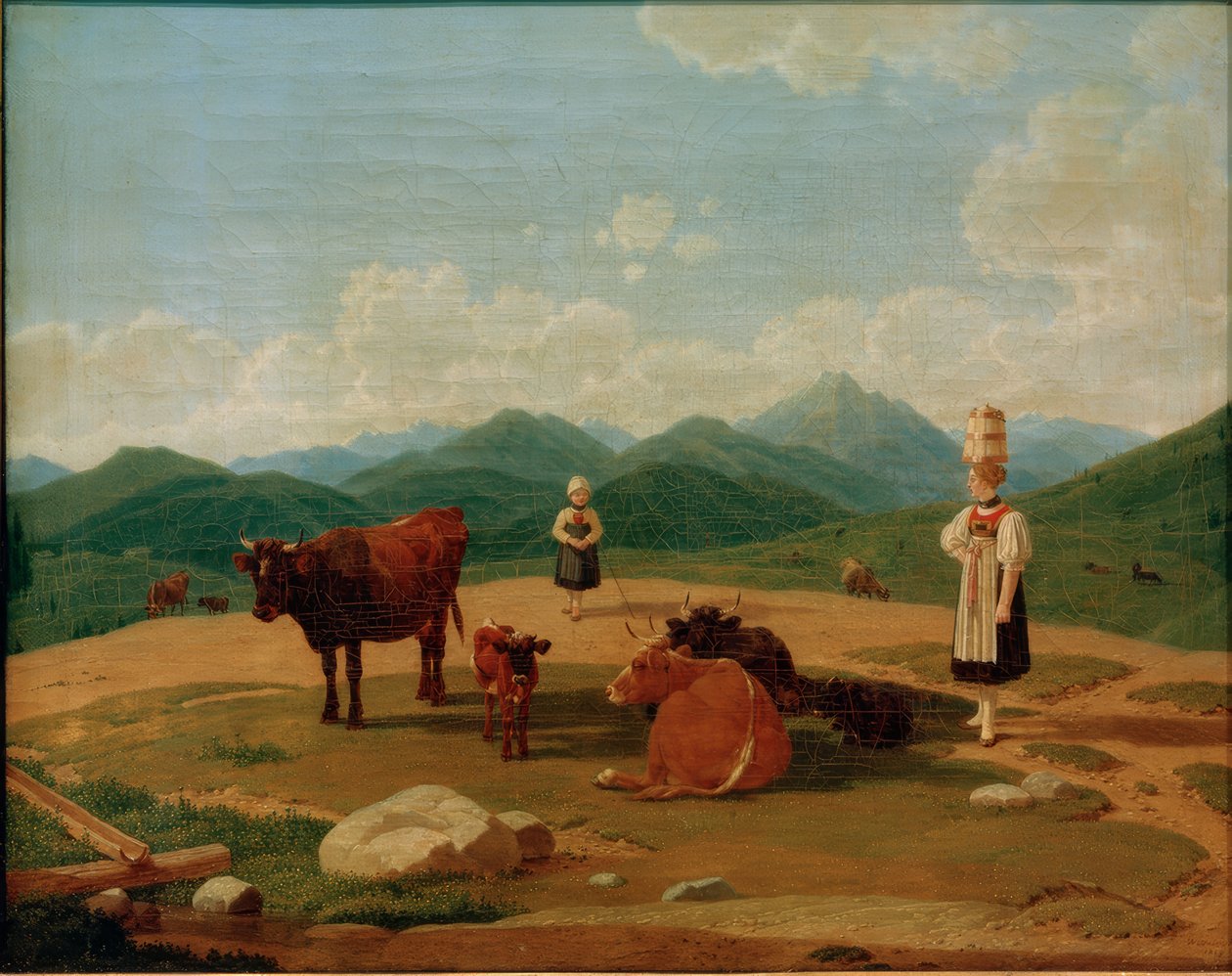 Az ALM-en alkotó: Wilhelm von Kobell