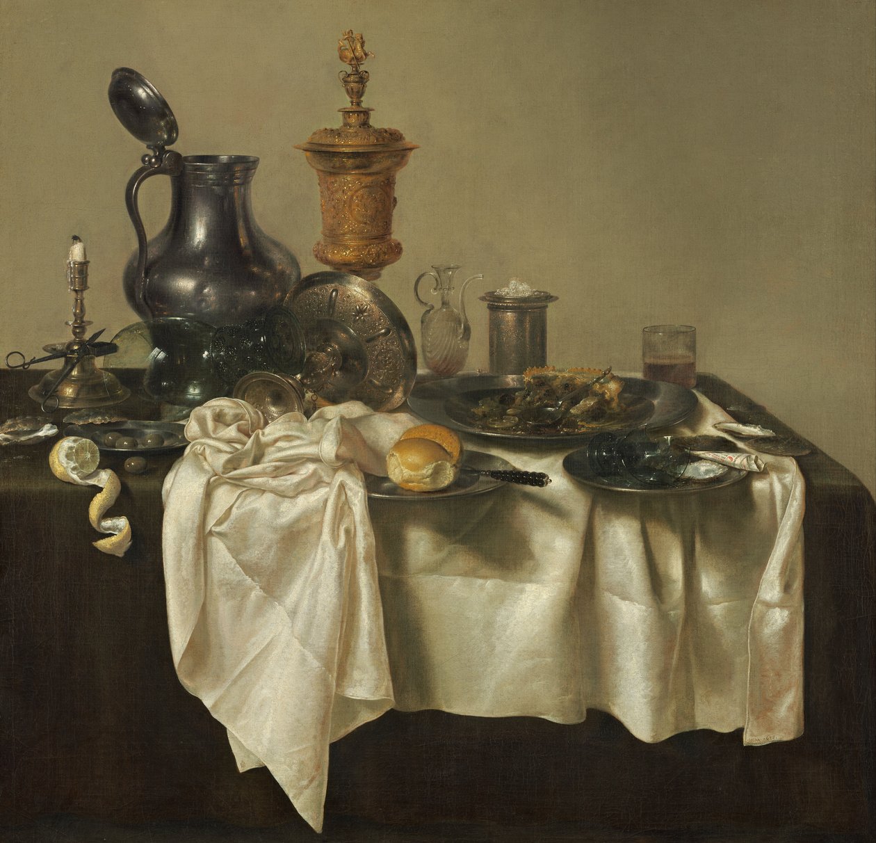Bankett darab Mince Pie -vel alkotó: Willem Claesz. Heda