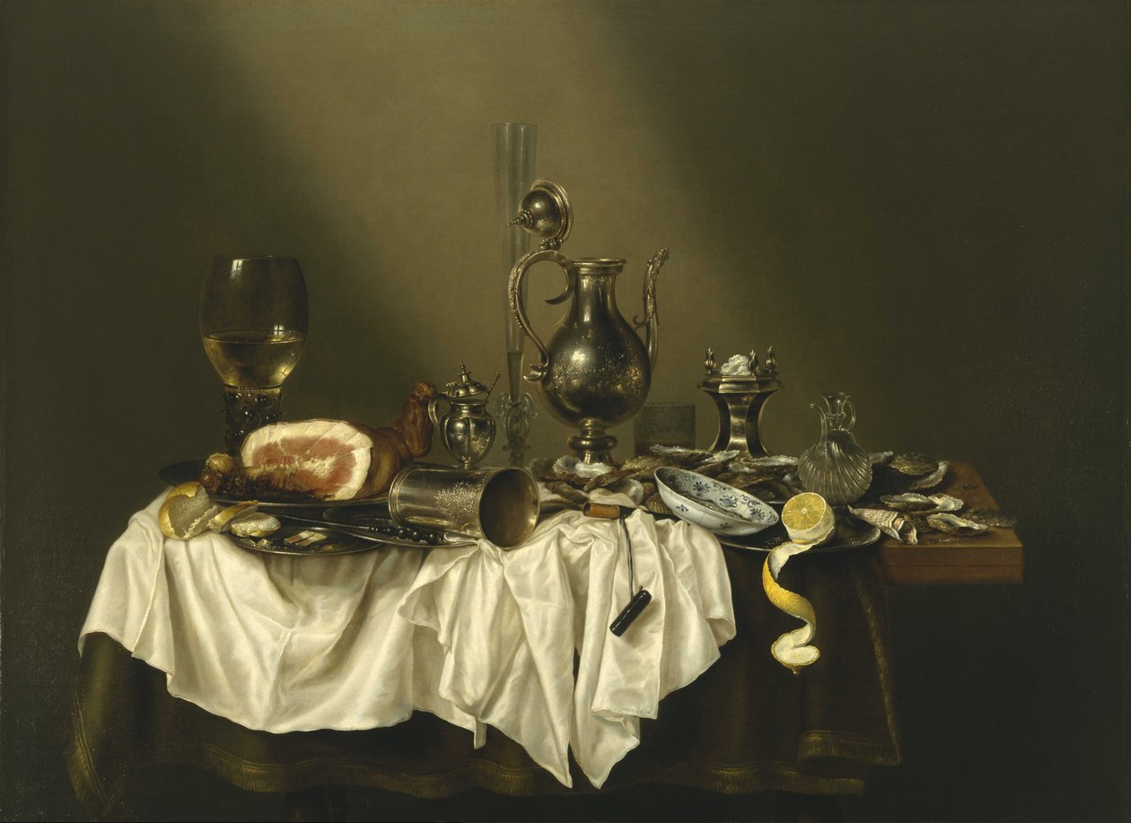 Íróasztal Ham alkotó: Willem Claesz. Heda