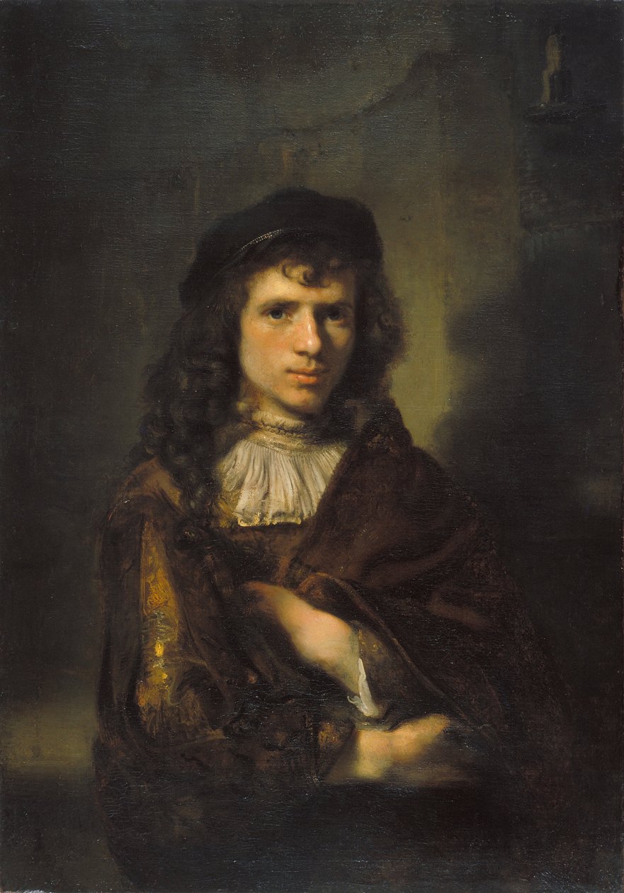 Egy fiatalember portréja alkotó: Willem Drost