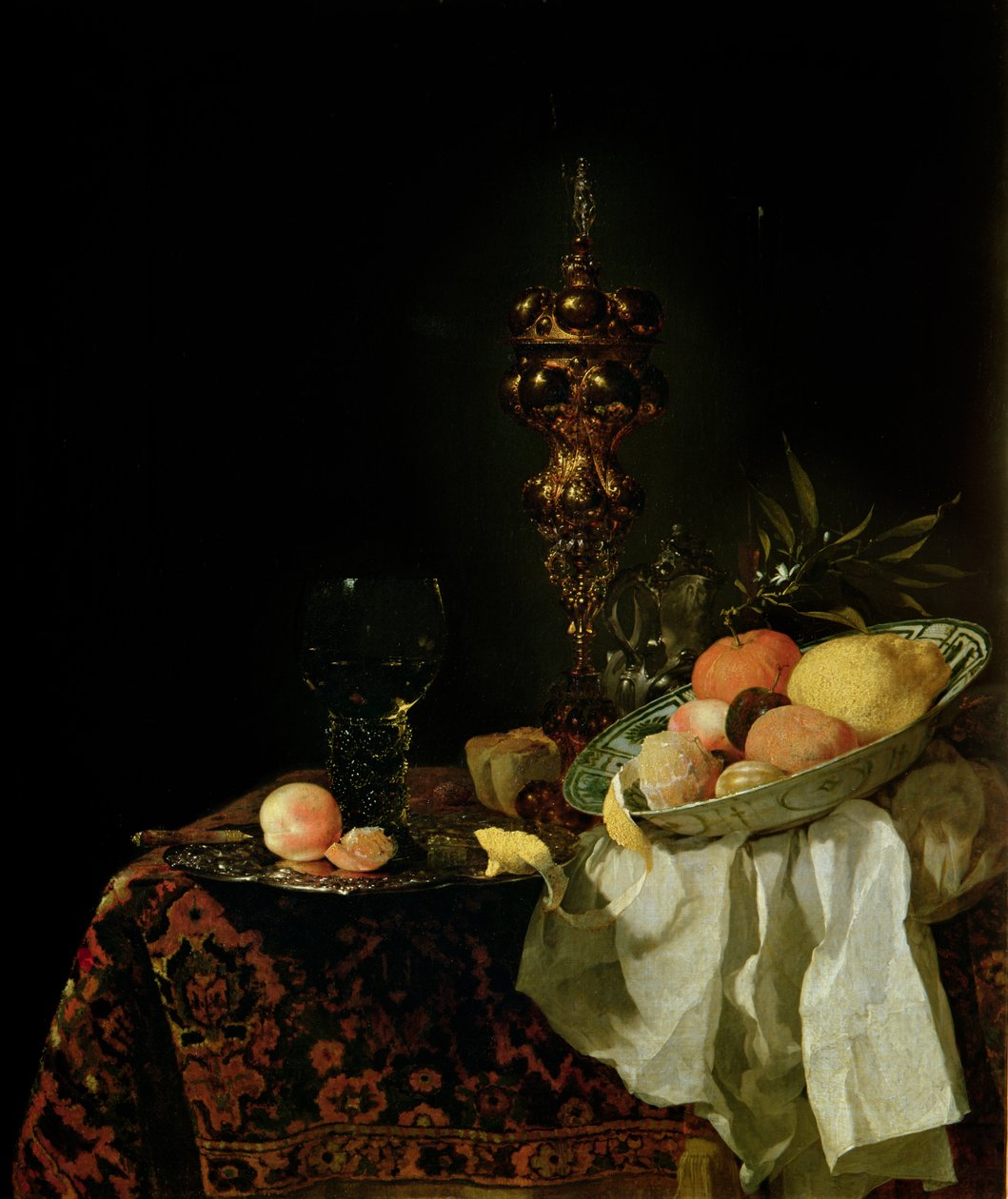 Desszert, 1653-54 alkotó: Willem Kalf