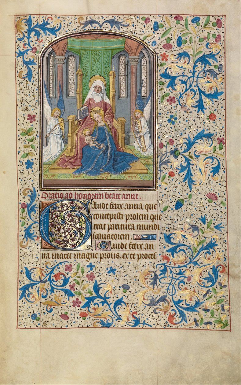 Szűz és gyermek Szent Annával alkotó: Willem Vrelant
