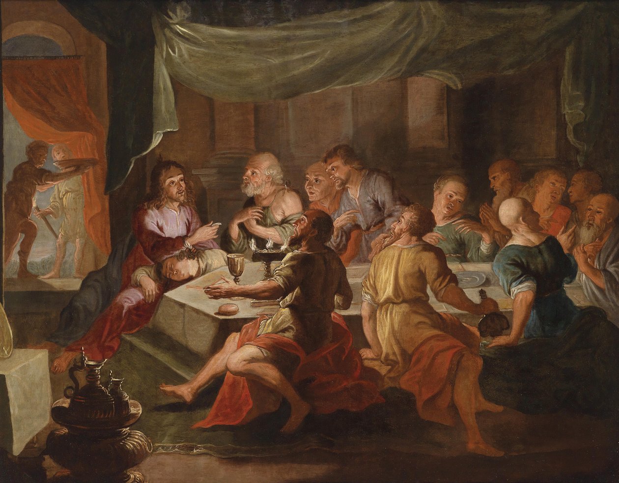 Az utolsó vacsora alkotó: Willem van the Elder Herp