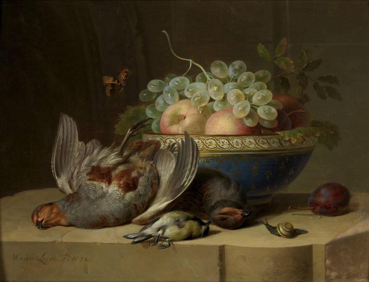 Csendélet alkotó: Willem van Leen