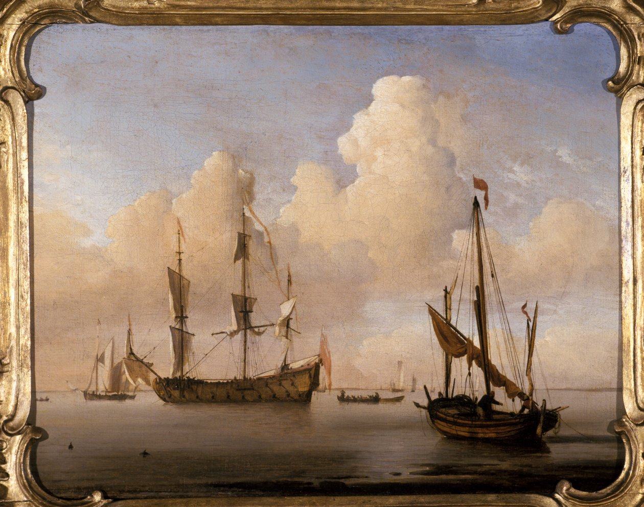 Tengeri tájkép alkotó: Willem van de Velde