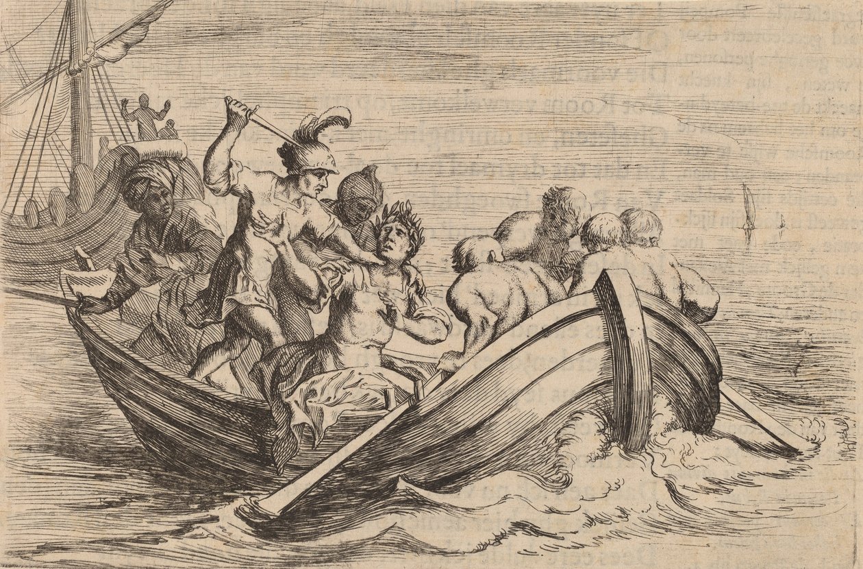 Pompeius leszúrása, 1634. alkotó: Willem Basse