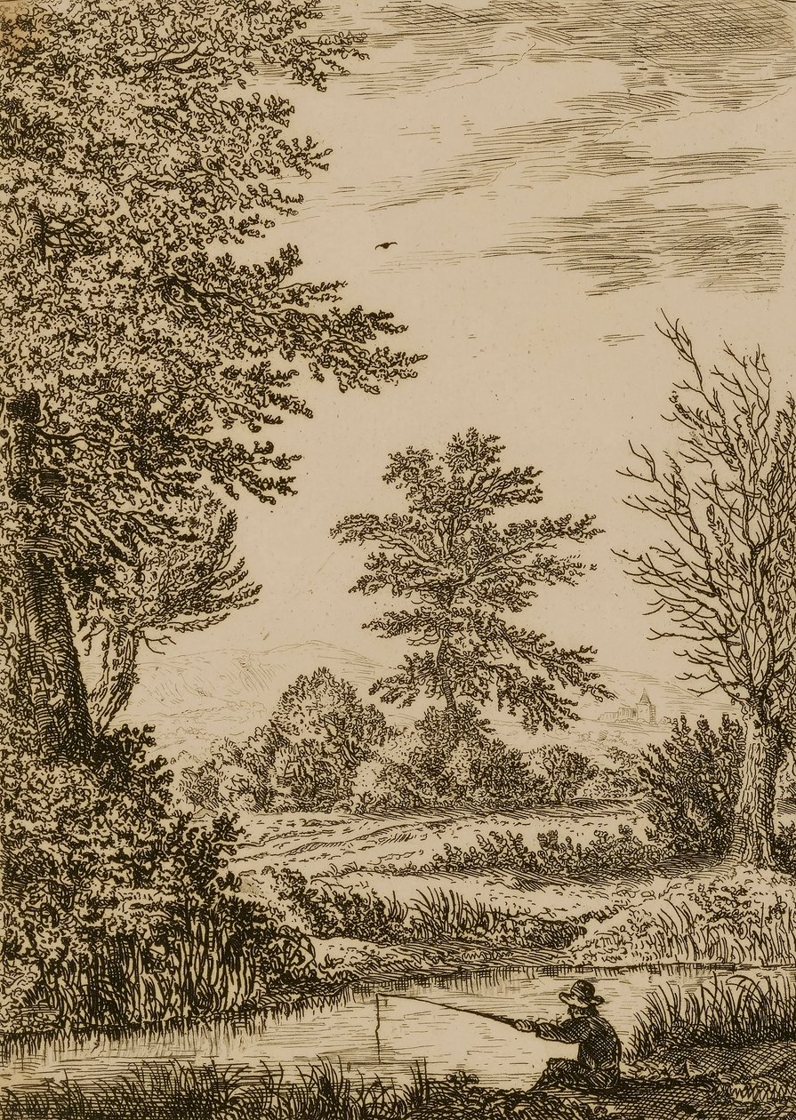 Tájkép patakkal alkotó: Willem Bemmel