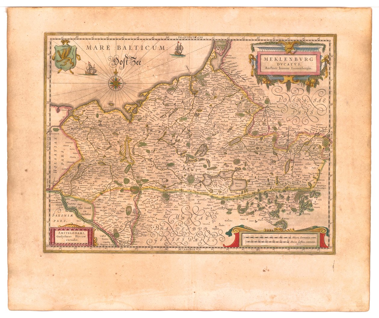 Mecklenburgi Hercegség alkotó: Willem Blaeu