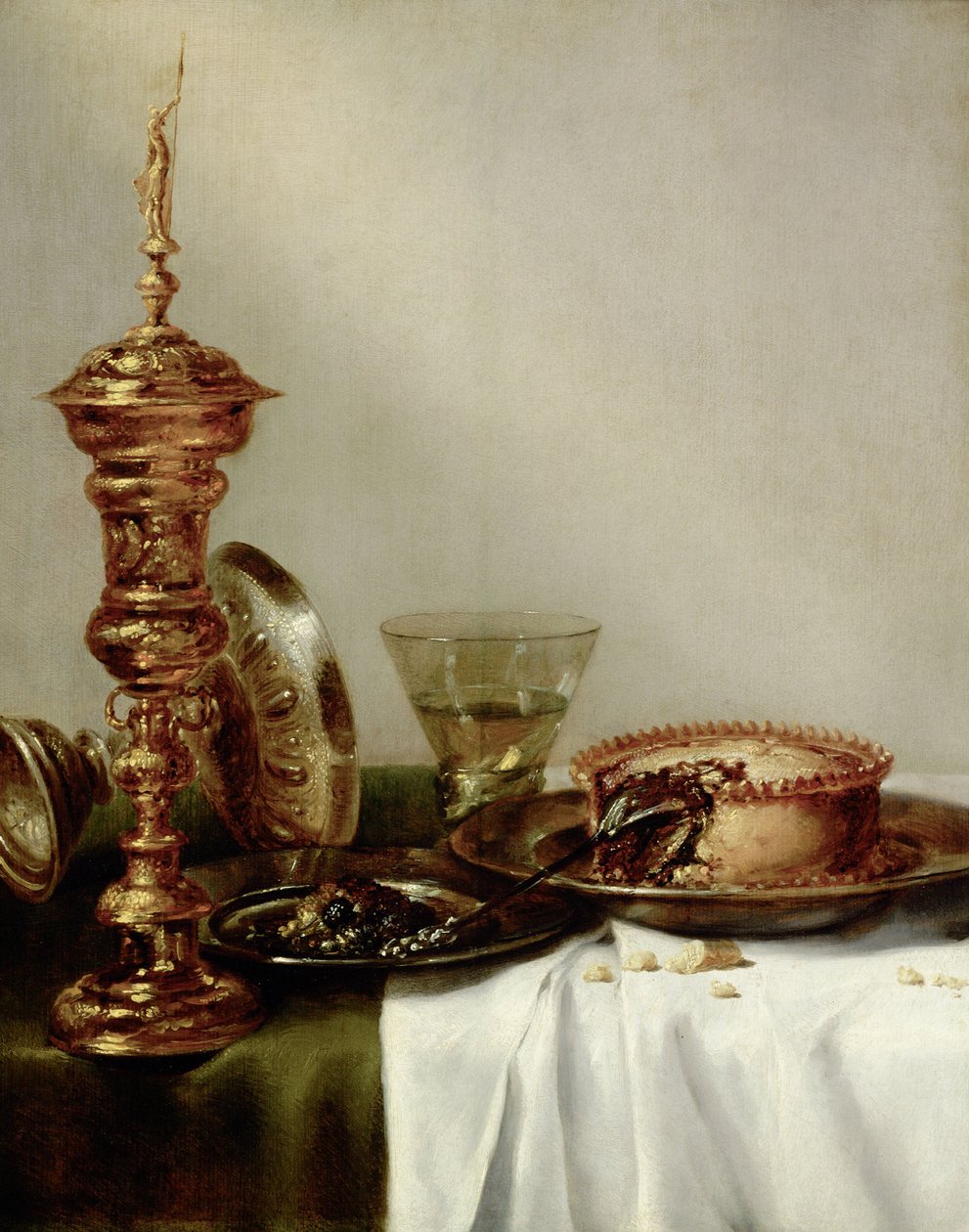 Fedett asztal, 1634. alkotó: Willem Claesz. Heda