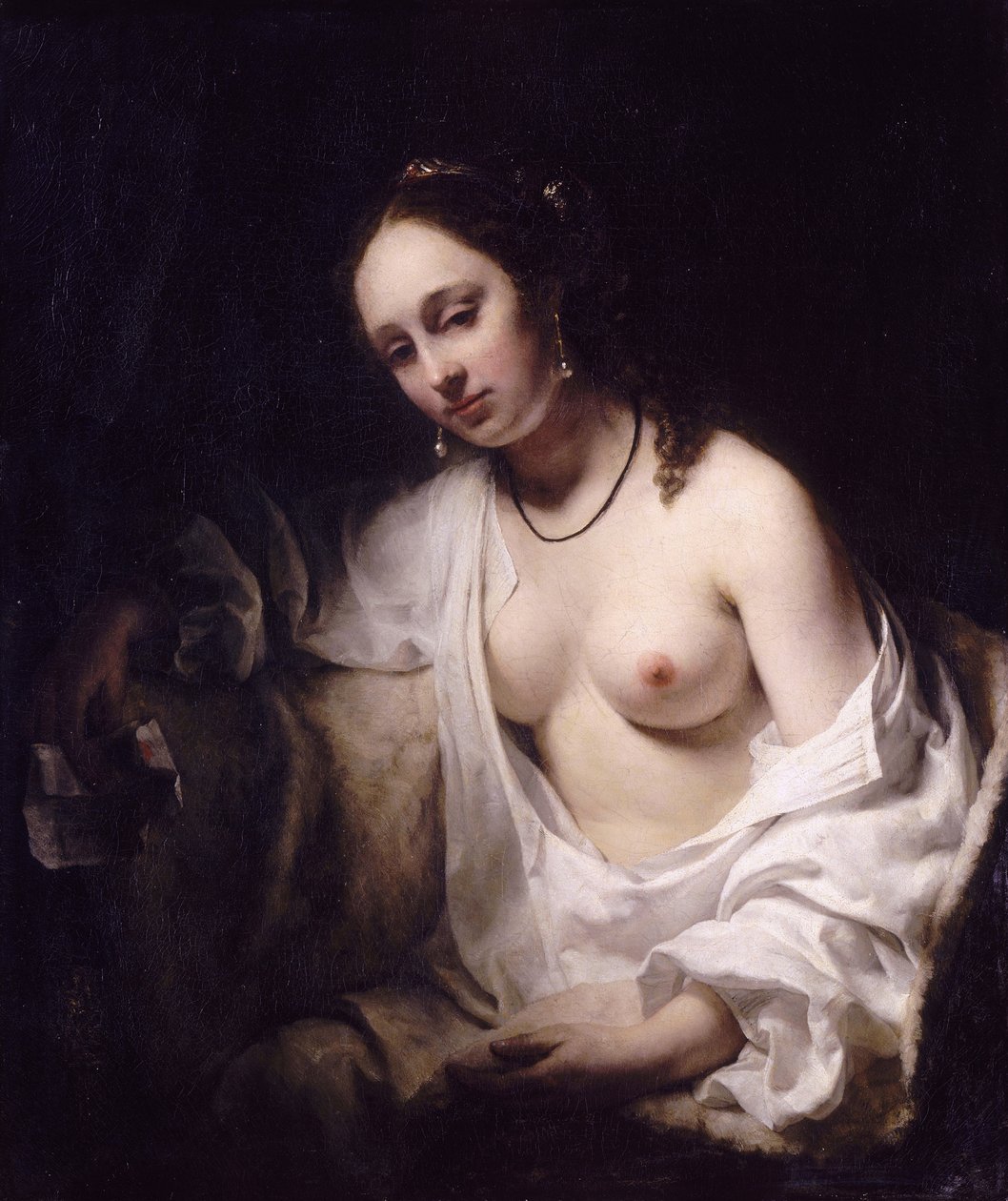 Batseba Dávid király levelével, 1654 alkotó: Willem Drost