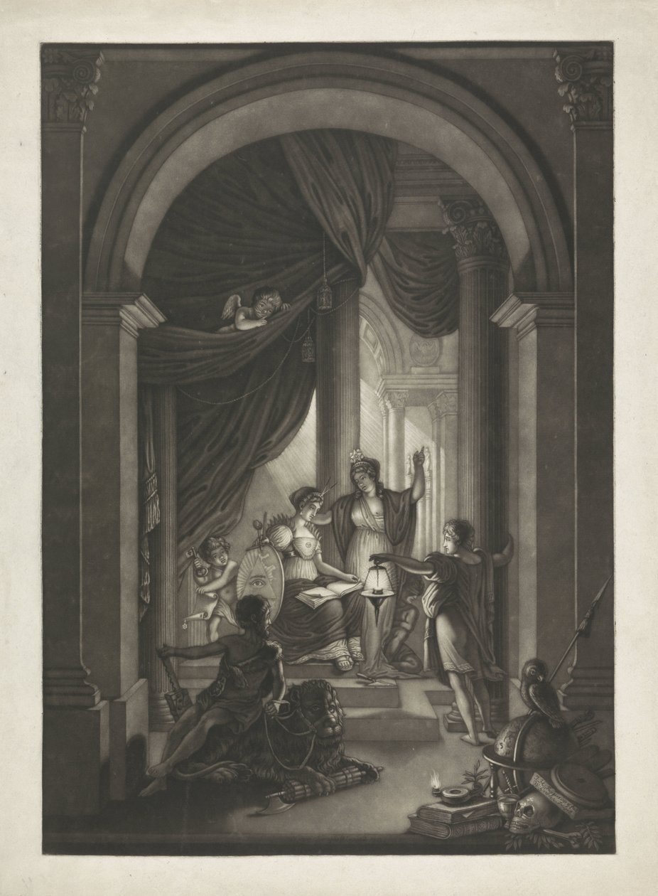 A szabadkőművesség allegóriája, 1810-1840 körül alkotó: Willem Grebner