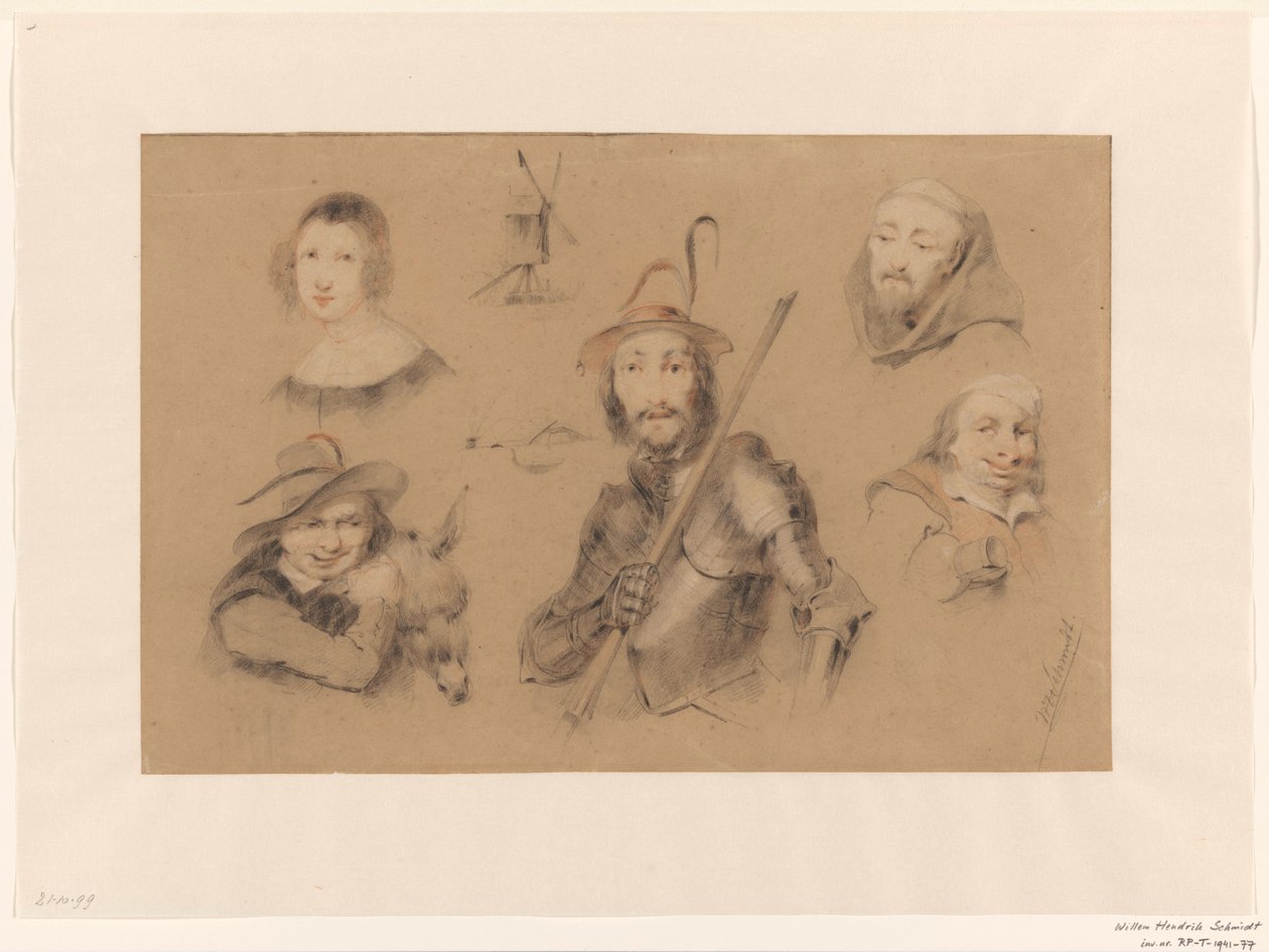 A Don Quijote figurái alkotó: Willem Hendrik Schmidt