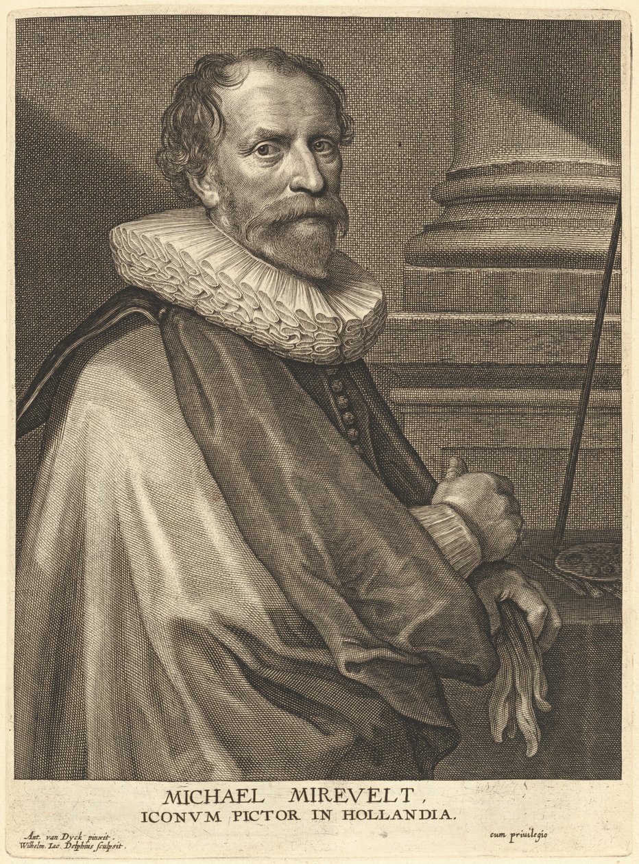 Michel Miereveld alkotó: Willem Jacobsz Delff after Sir Anthony van Dyck