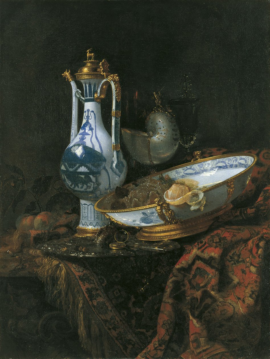 Csendélet Nautilus kupával alkotó: Willem Kalf