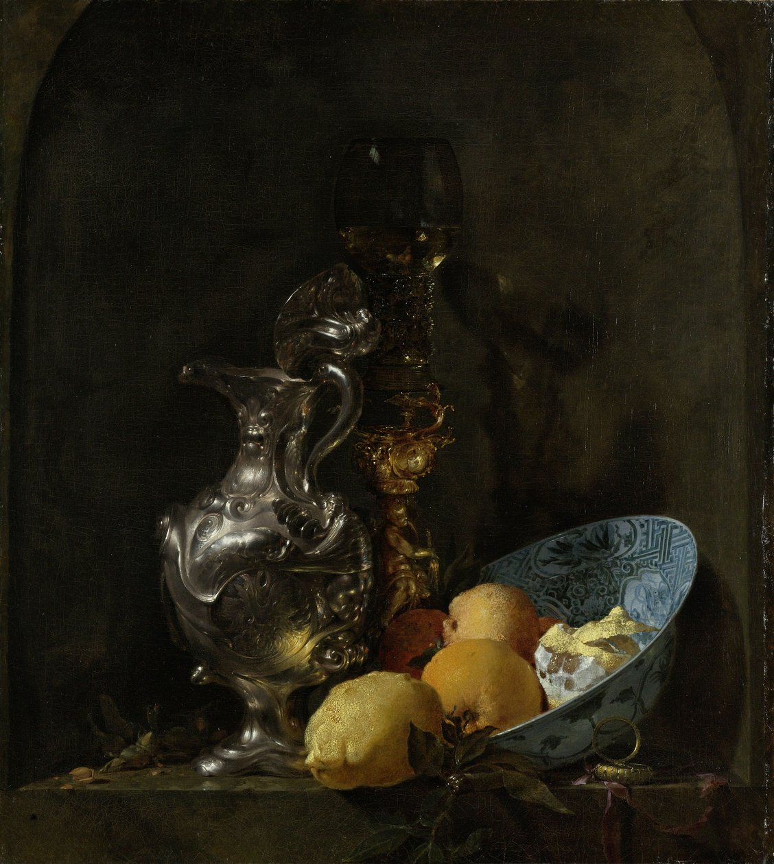 Csendélet ezüstcsonkkal alkotó: Willem Kalf