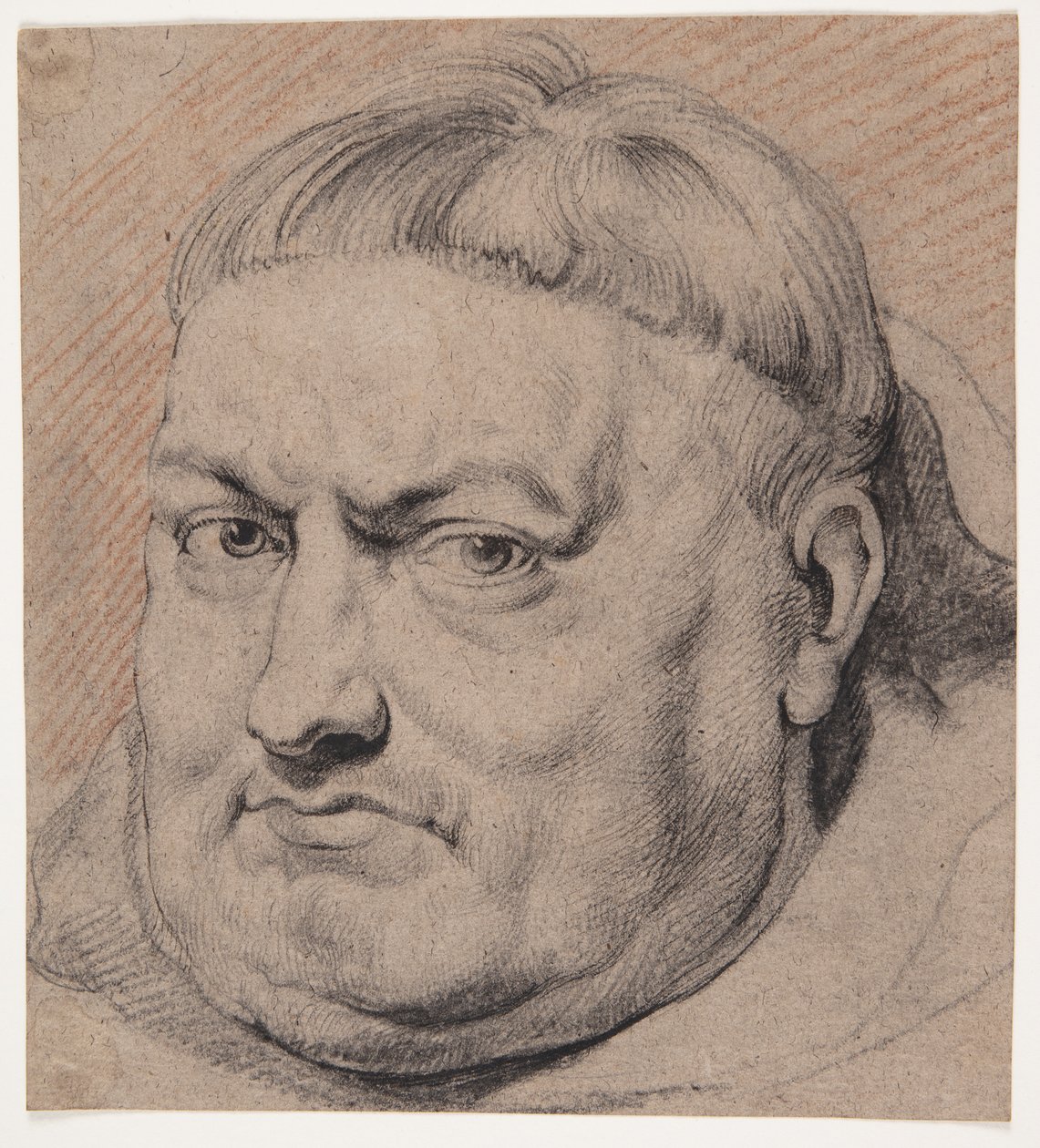 Szerzetes feje, negyedprofil t.v. alkotó: Willem Panneels