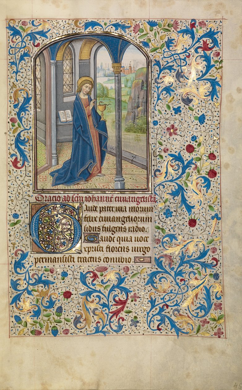 Szent János evangélista alkotó: Willem Vrelant
