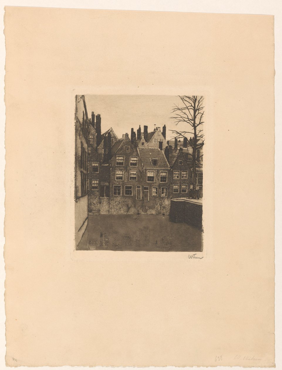 Groenendaal Rotterdamban alkotó: Willem Witsen (signed by artist)