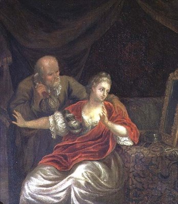 Egy ajánlat elutasítva alkotó: Willem van (after) Mieris