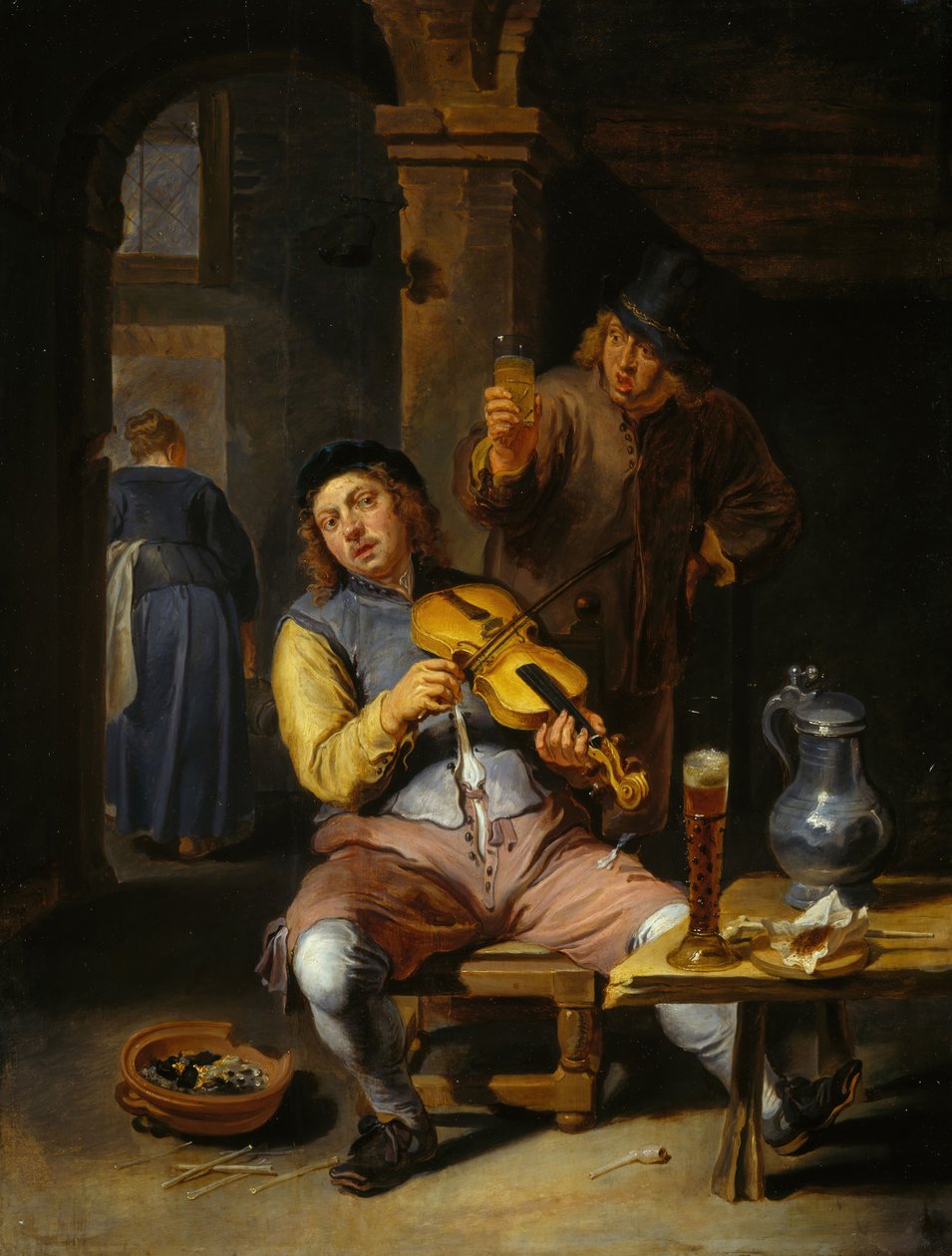 A vak hegedűs, 1637-1677. alkotó: Willem van Herp