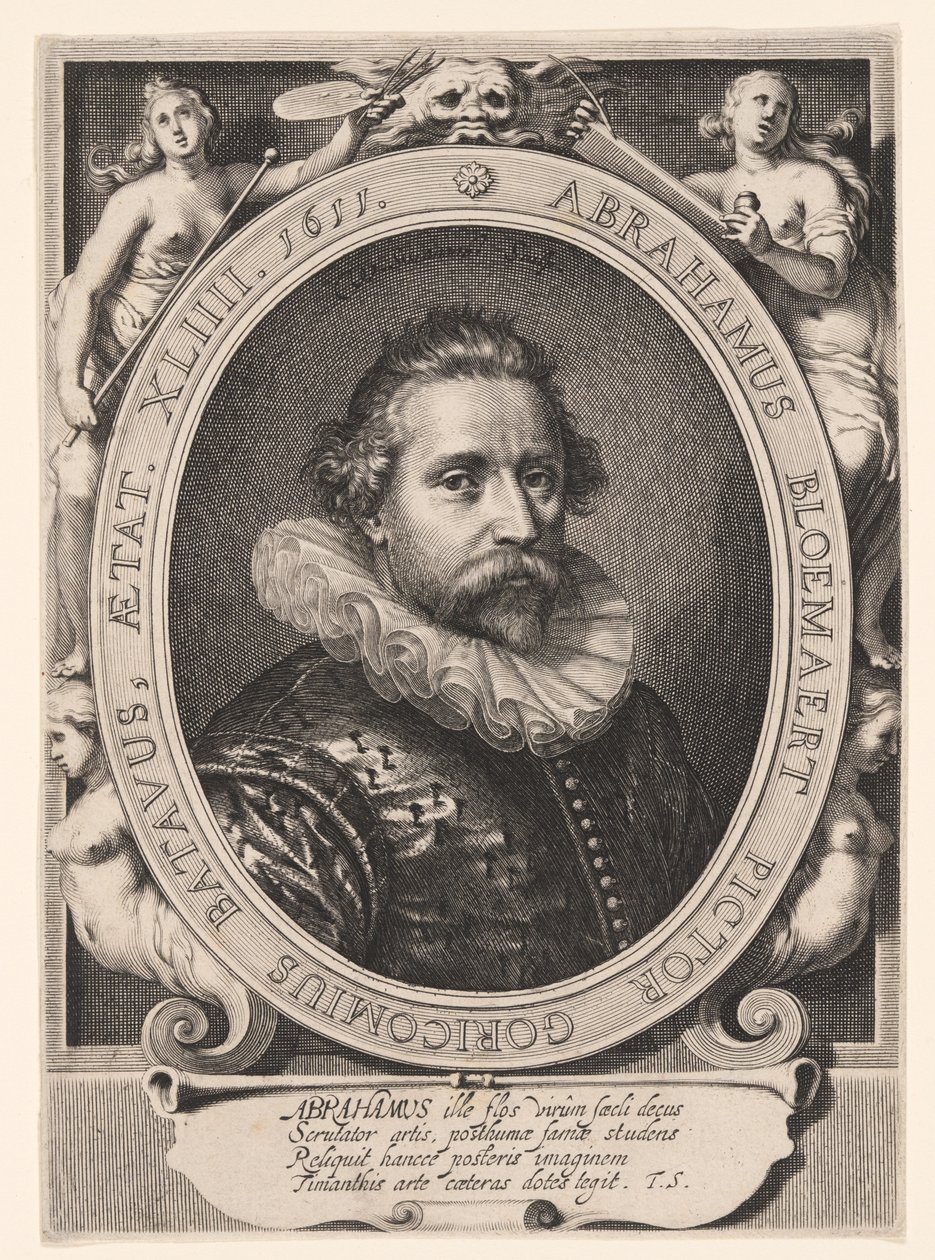 Abraham Bloemaert portréja alkotó: Willem van Swanenburgh