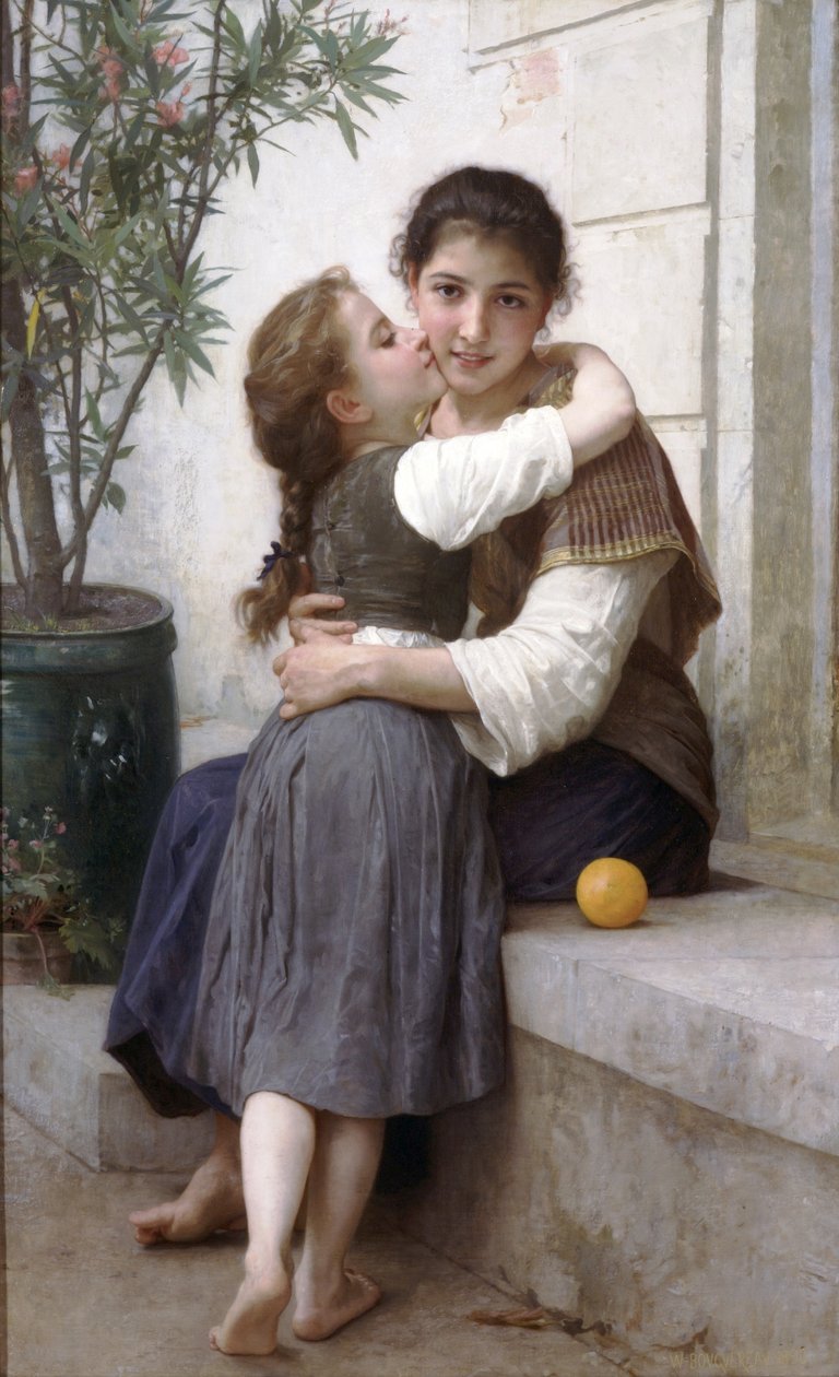 Egy kis csábítás alkotó: William Adolphe Bouguereau