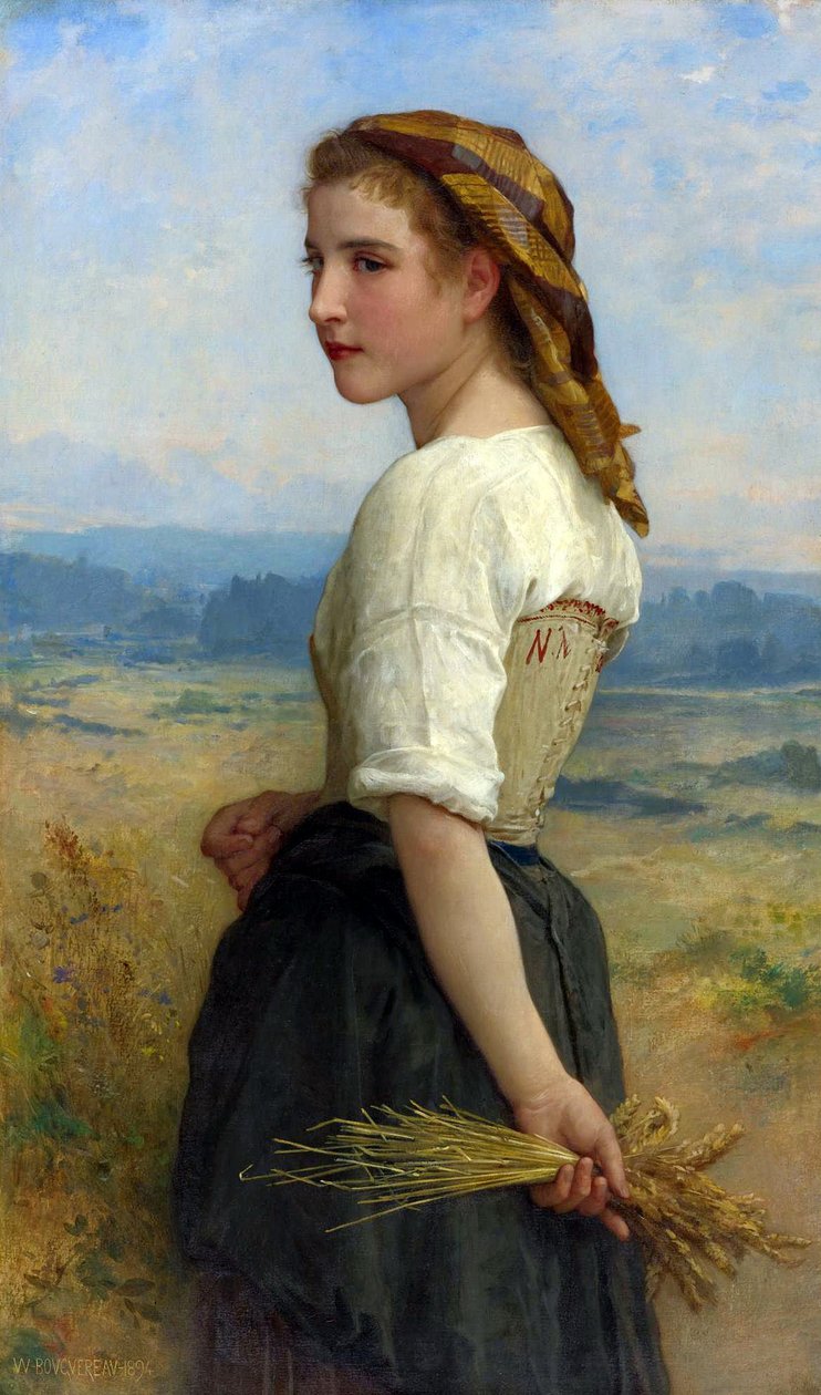 Gleaner (1894) alkotó: William Adolphe Bouguereau