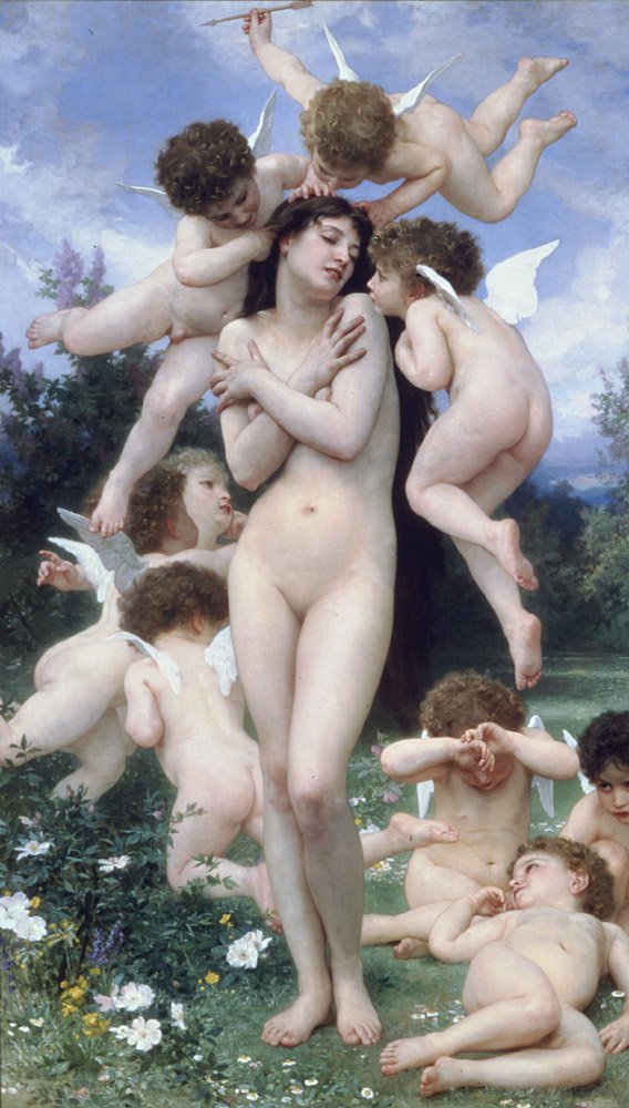 Tavasz alkotó: William Adolphe Bouguereau