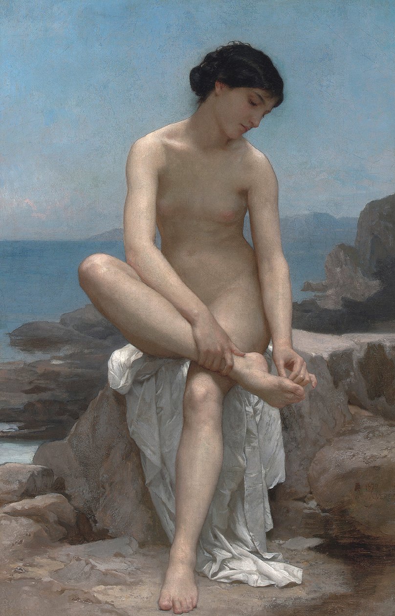 A fürdőző alkotó: William Adolphe Bouguereau
