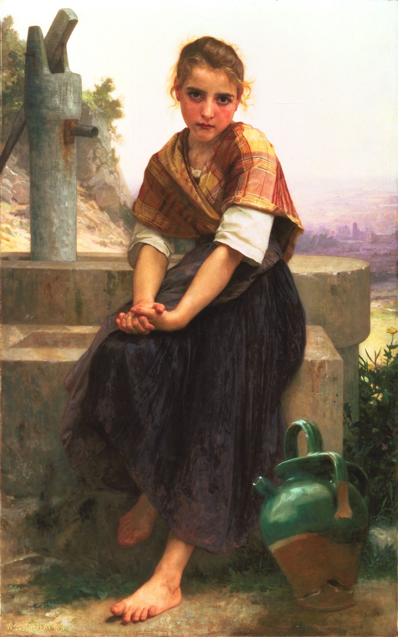 A törött korsó alkotó: William Adolphe Bouguereau