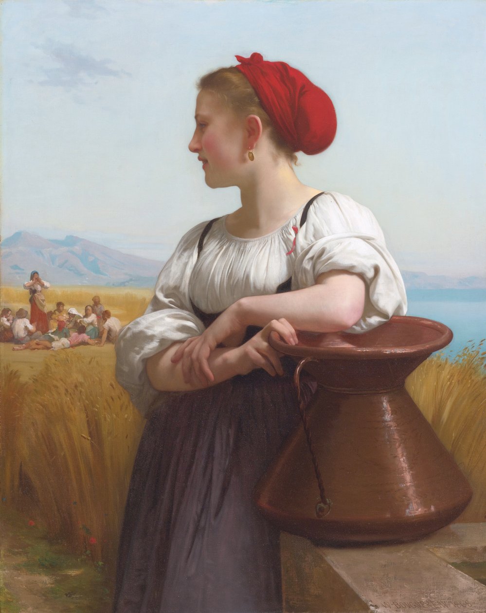 A szüretelő alkotó: William Adolphe Bouguereau