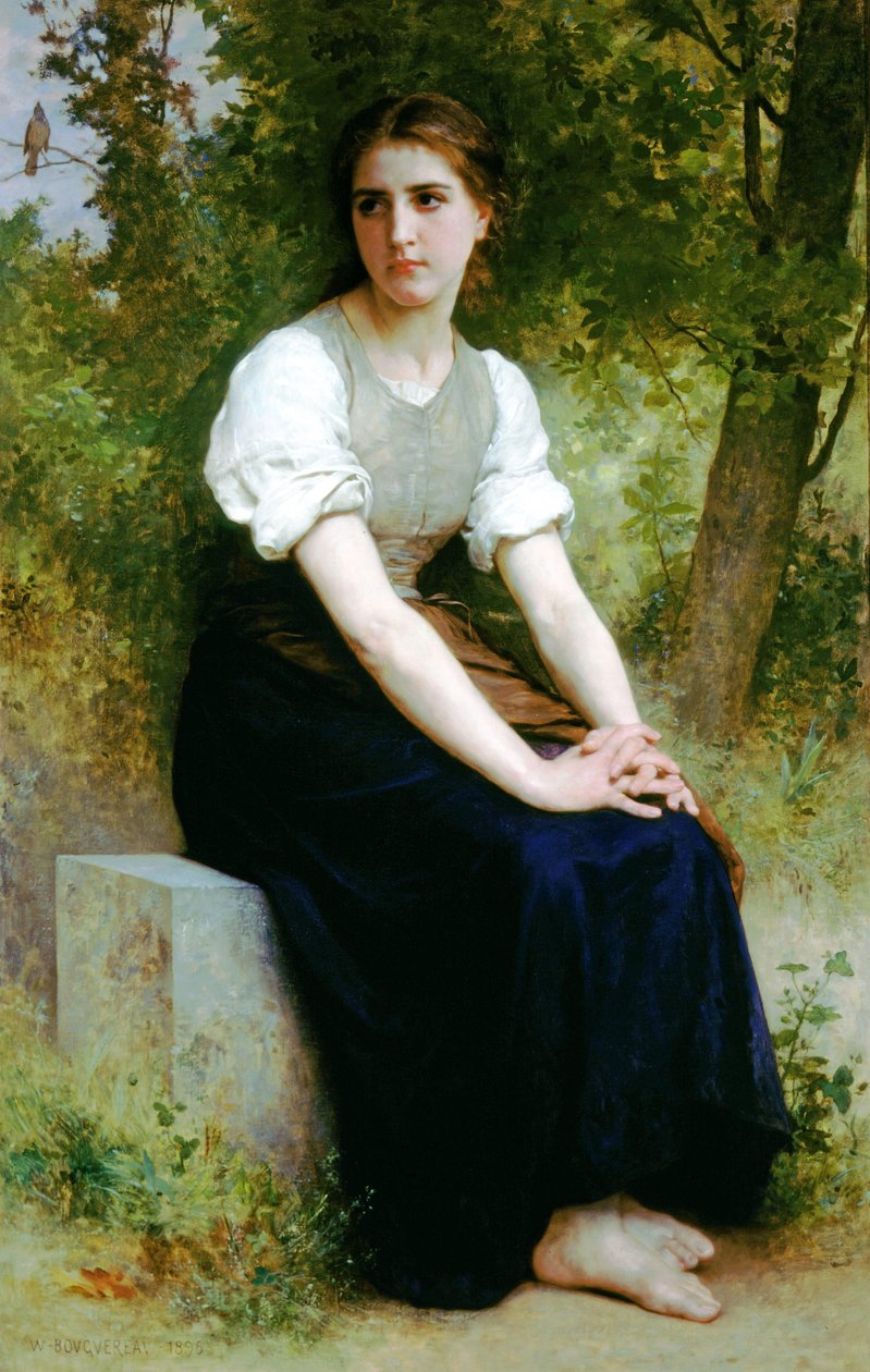 A csalogány dala alkotó: William Adolphe Bouguereau