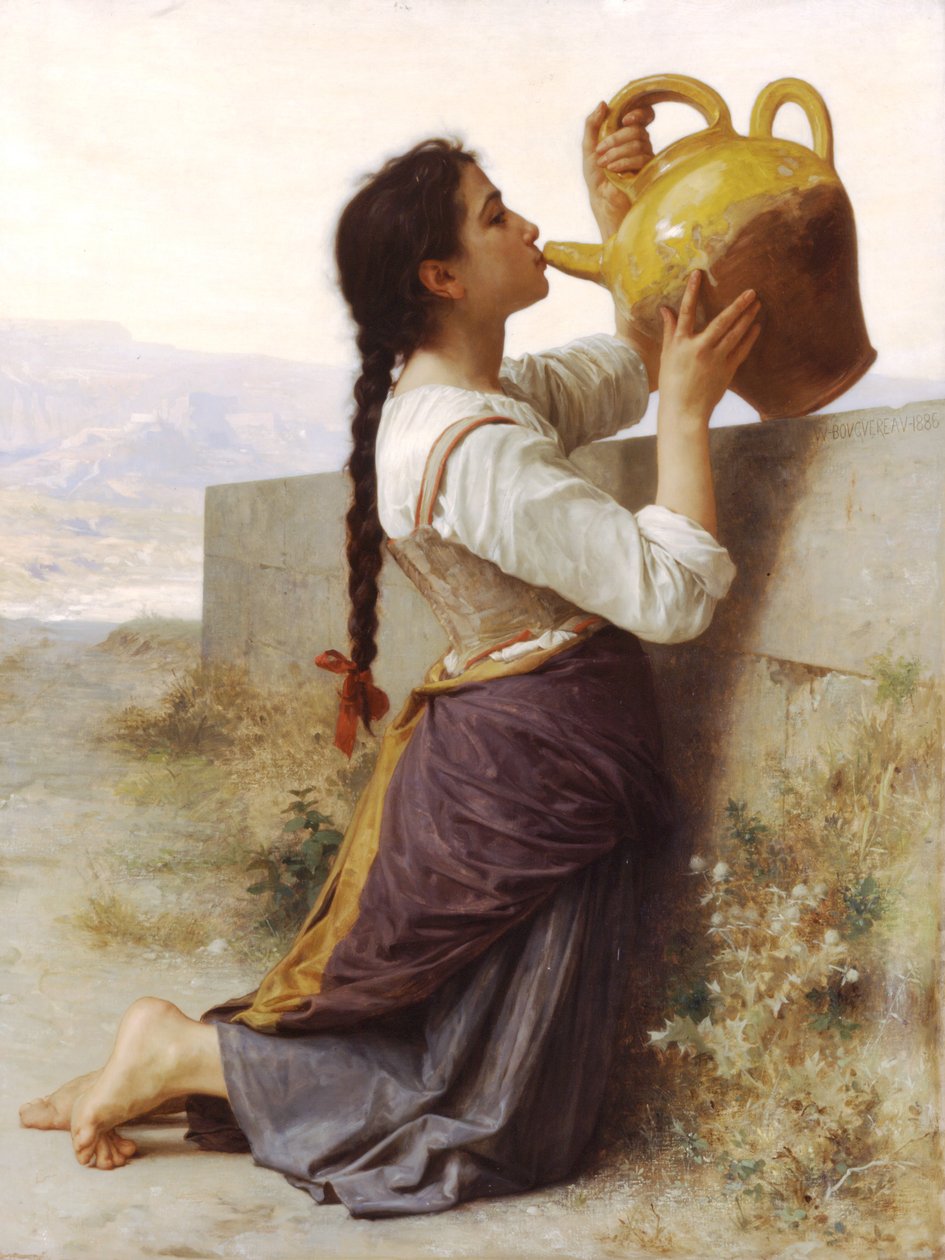 Szomjúság alkotó: William Adolphe Bouguereau