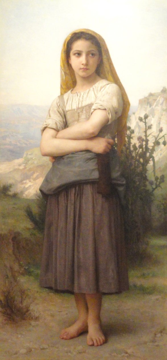 Fiatal lány alkotó: William Adolphe Bouguereau