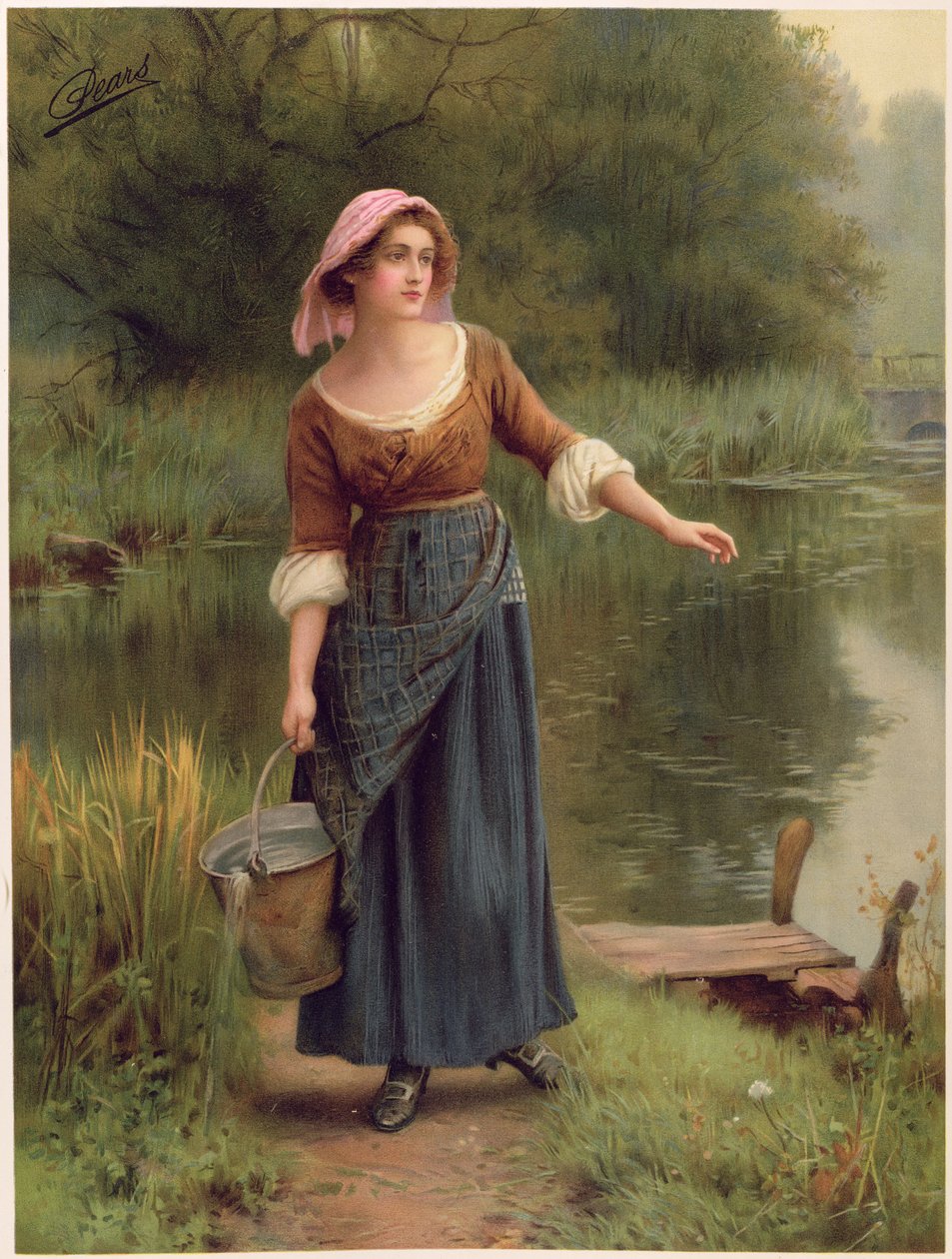 Rusztikus szépség, a Körte Annualból, 1912 alkotó: William Affleck