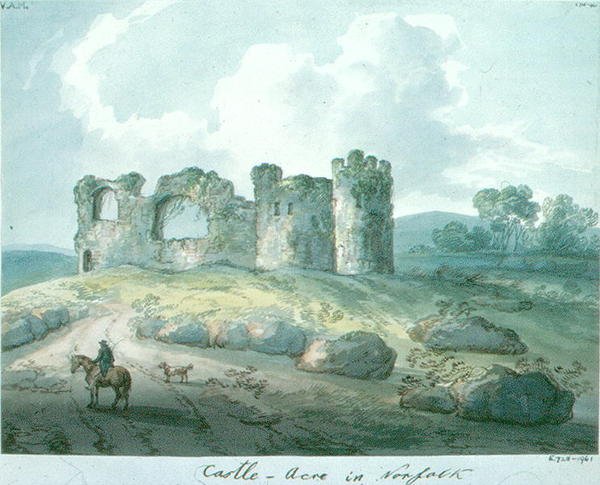 Castle Acre kastély, Norfolk alkotó: William Anderson