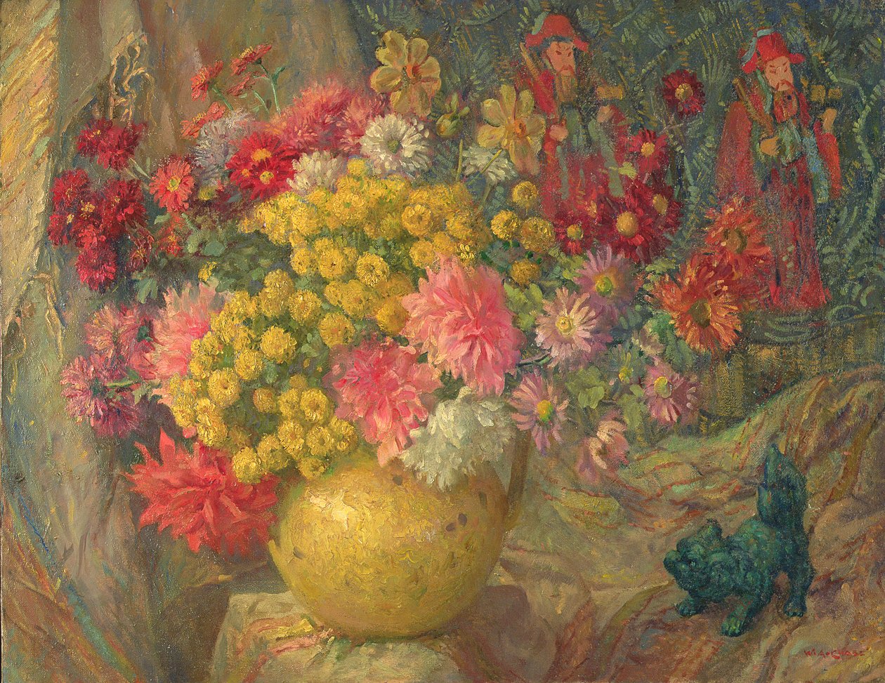 Bőséges virágcsokor, 1930-as évek körül alkotó: William Arthur Chase