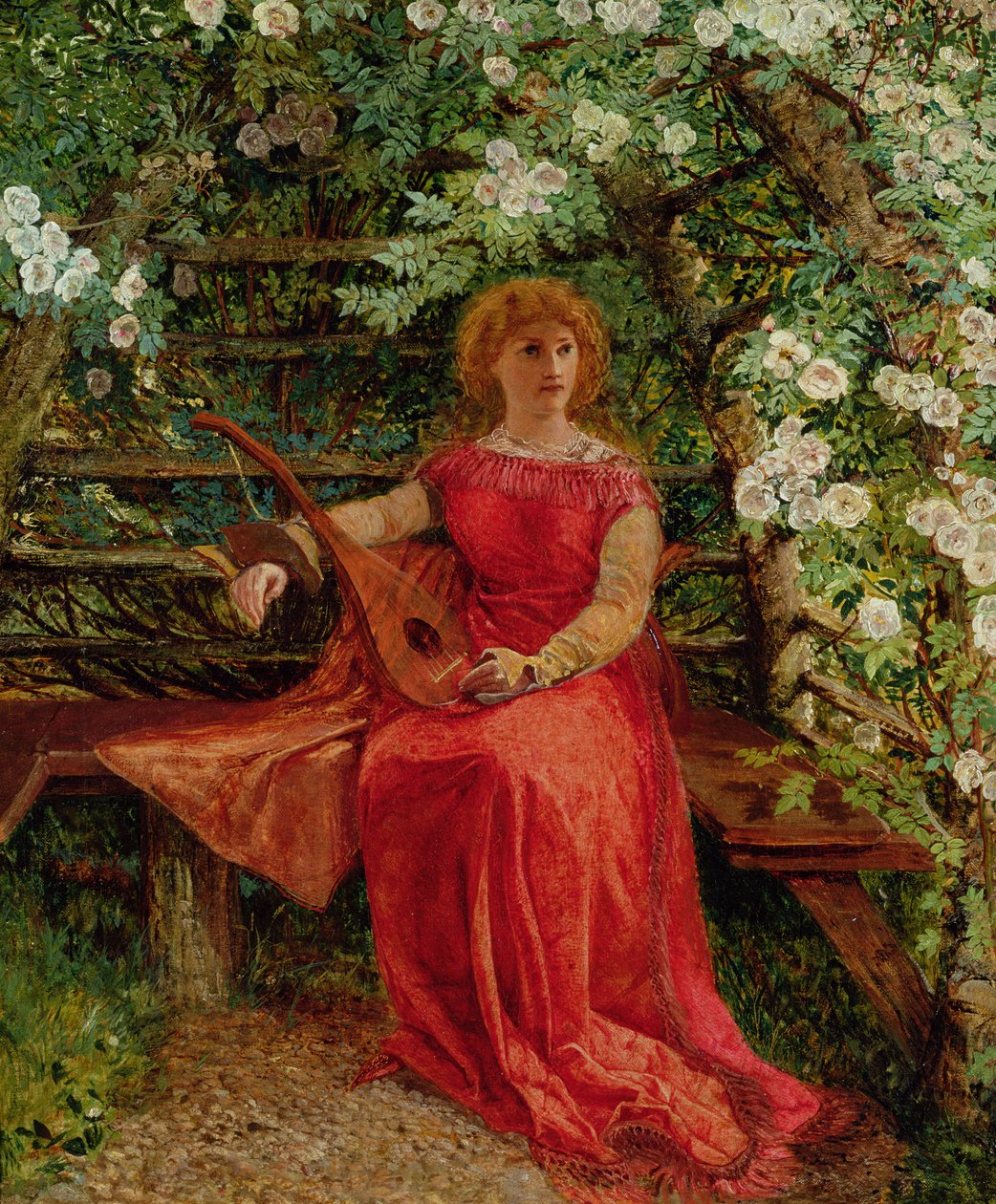 Szép Rosamund a táskájában alkotó: William Bell Scott
