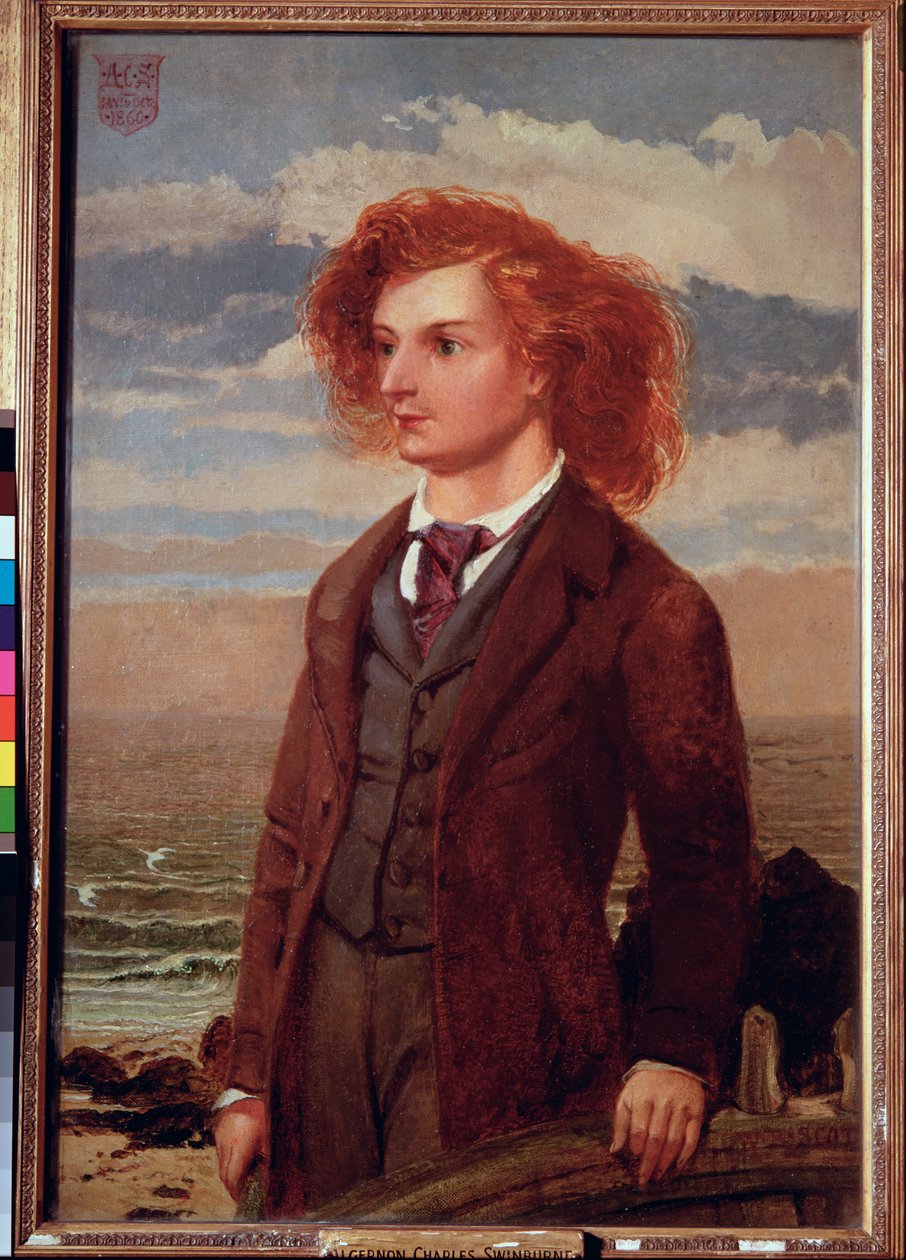 Algernon Charles Swinburne (1837-1909) portréja alkotó: William Bell Scott