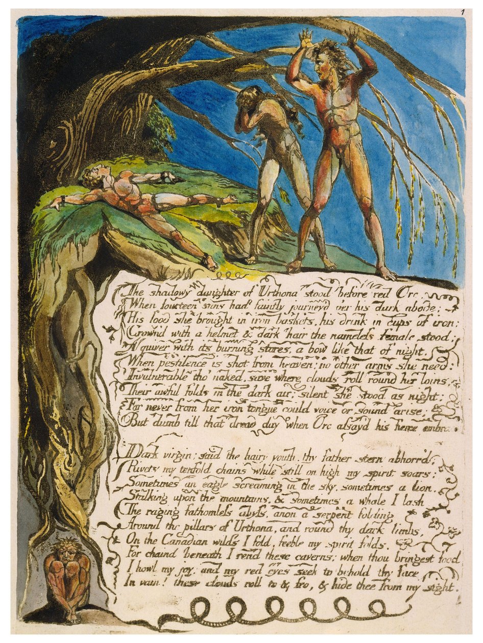 Amerika a prófécia másoljon le egy tányért 03 alkotó: William Blake