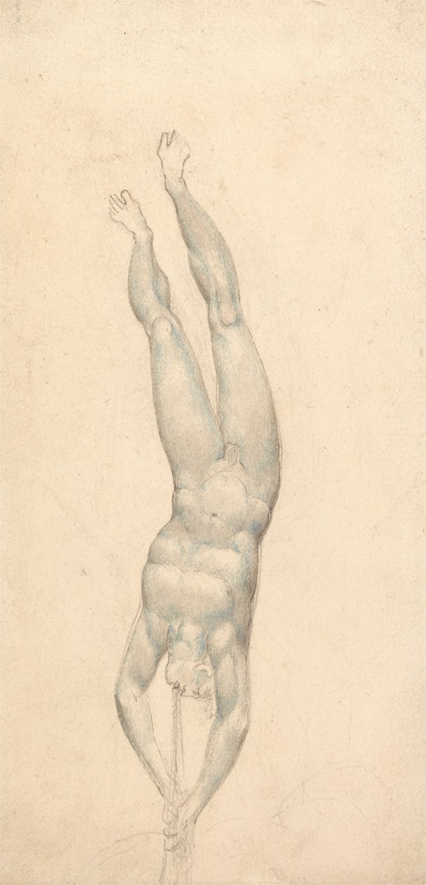 Egy angyal trombitával alkotó: William Blake