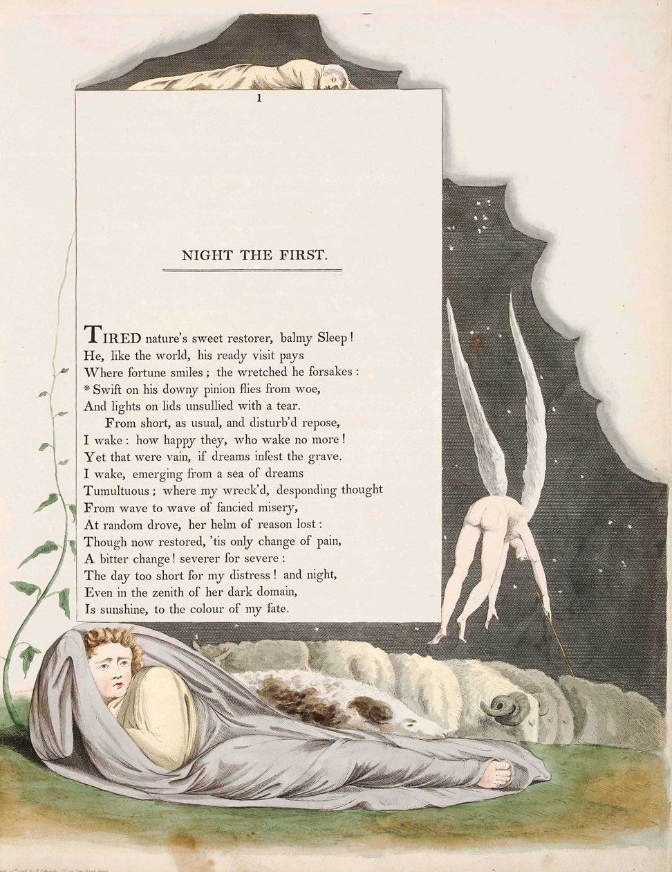 Edward Young éjszakai gondolatai alkotó: William Blake