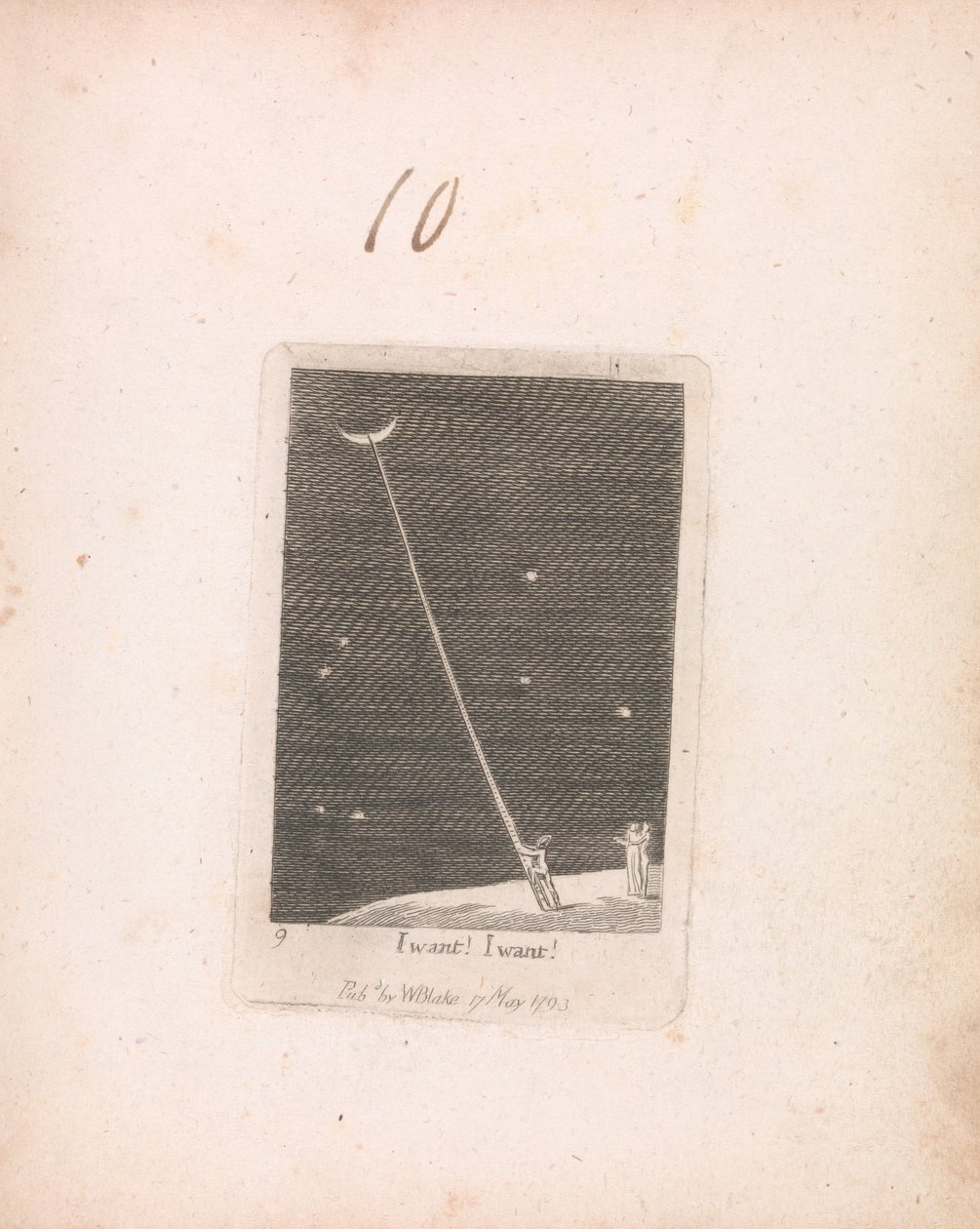 Gyerekeknek. A Paradicsom kapuja, 11. lemez, akarom! Azt akarom! alkotó: William Blake