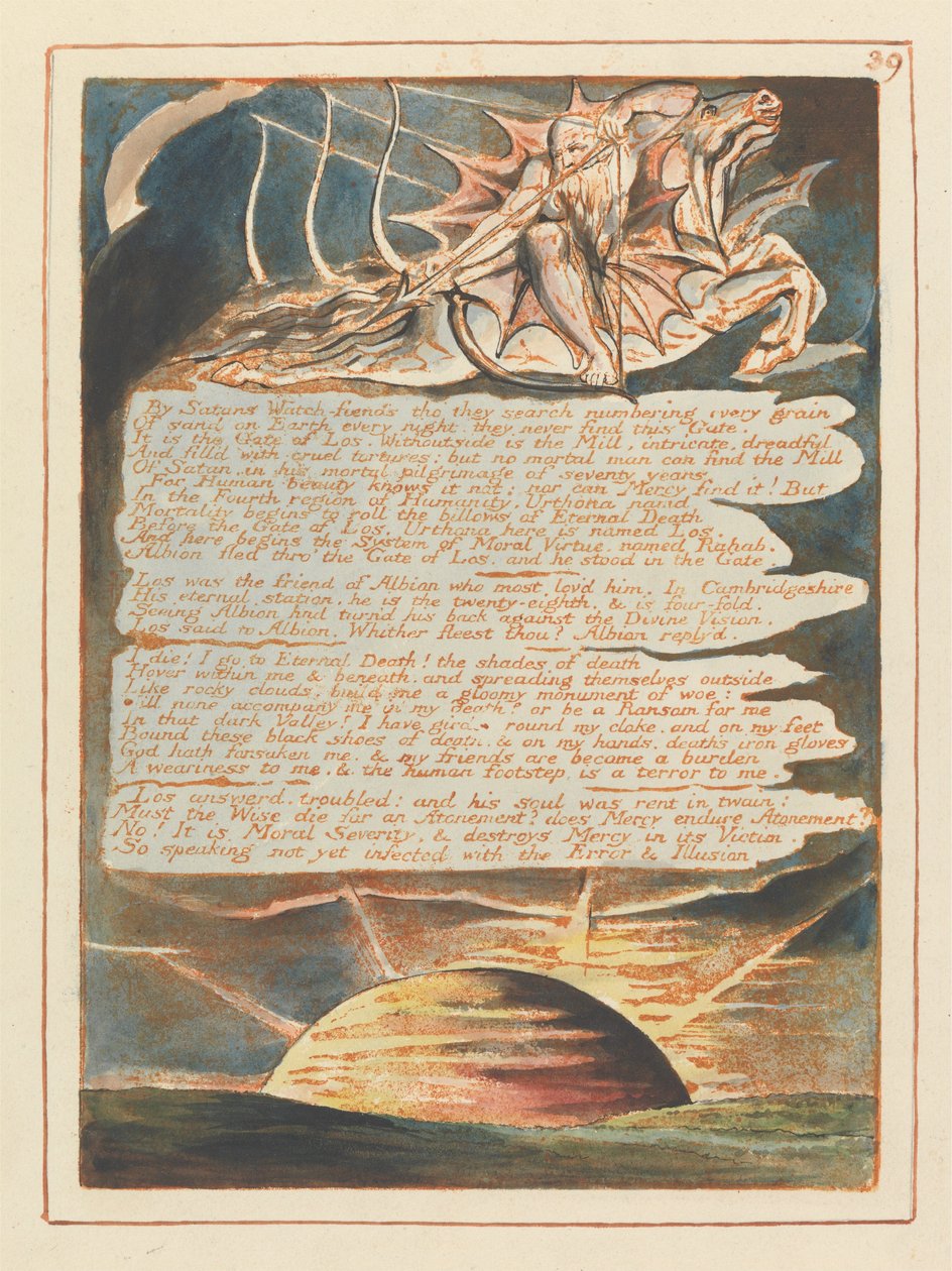 Jeruzsálem, 39. tábla, alkotó: William Blake