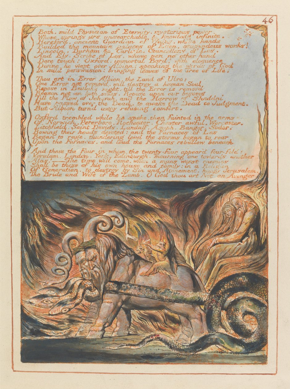 Jeruzsálem, 46. tábla, alkotó: William Blake