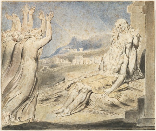 Jobs Evil Dreams alkotó: William Blake