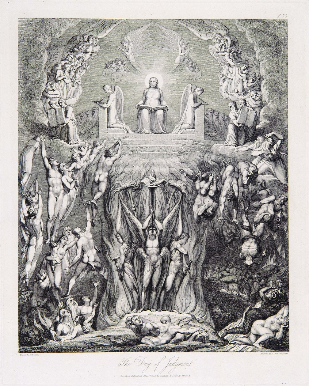 Robert Blair, A sír, 9. objektum (Bentley 435-8) Az ítélet napja alkotó: William Blake