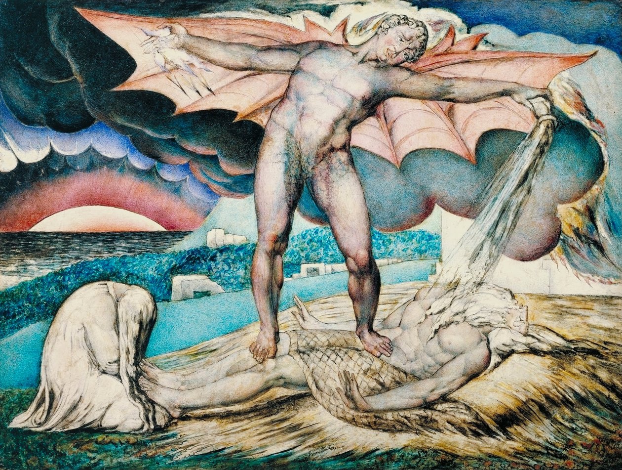 Sátán küldött munkát fájdalmasan forral alkotó: William Blake
